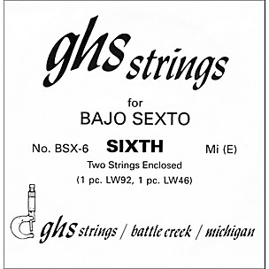 GHS BSX6 Bajo Sexto Single Guitar String