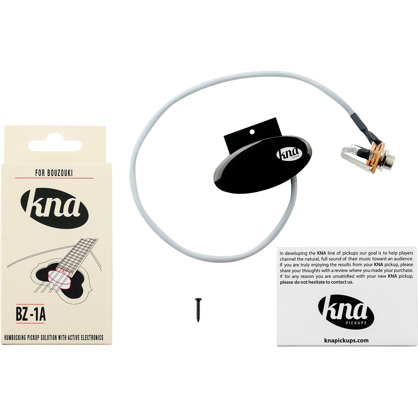 KNA BZ-1A Active Bouzouki Soundhole Humbucker Pickup | Music & Arts