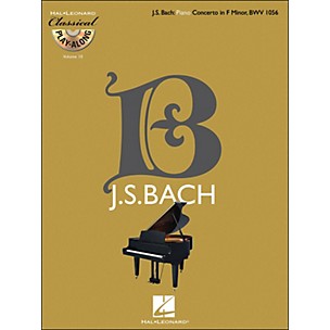 Hal Leonard Bach: Piano Concerto In F Minor, Bwv 1056 - Classical Play-Along Book/CD Vol 10