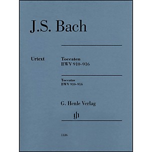 G. Henle Verlag Bach Toccatas BWV 910-916 By Bach