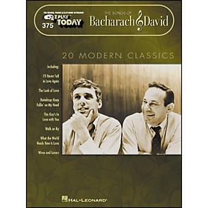 Hal Leonard Bacharach & David - The Songs Of 20 Modern Classics E-Z Play 375