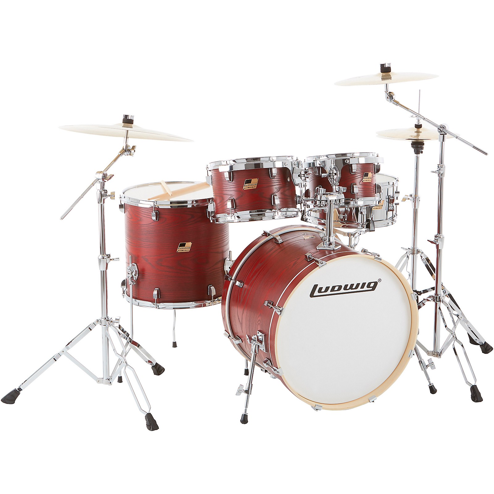 Ludwig BackBeat Elite 5 Parçalı KompleLudwig BackBeat Elite 5 Parçalı Komple  