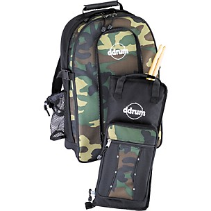 ddrum Backpack with Laptop Compartment and Detachable Stick Bag
