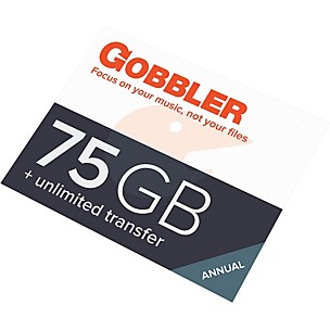 Gobbler Backstage Pass 75GB Cloud Storage/Unlimited Transfers Software Download