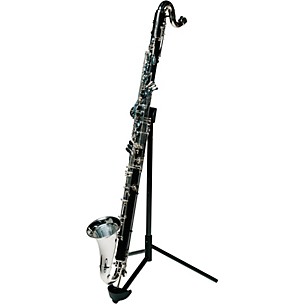 Backun Backun Q Series Low C Bass Clarinet in Grenadilla with Silver Plated Keys, 2-Piece Neck, Marcus Bonna Compact Case