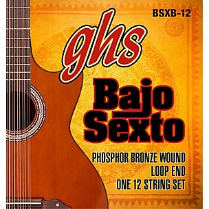 GHS Bajo Sexto 12-String Phosphor Bronze Strings
