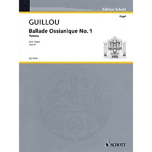 Schott Ballade Ossianique No. 1, Op. 8 (Temora (1962)) Schott Series