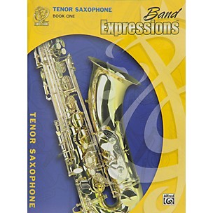 Alfred Band Expressions Book One Student Edition Tenor Saxophone Book & CD