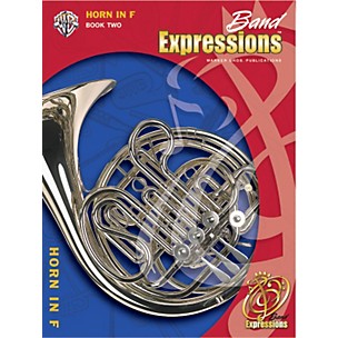 Alfred Band Expressions Book Two Student Edition Horn in F Book & CD