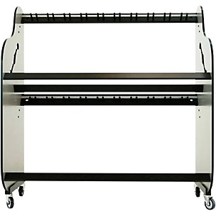 A&S Crafted Products Band Room Double-Stack Guitar Shelf Rack