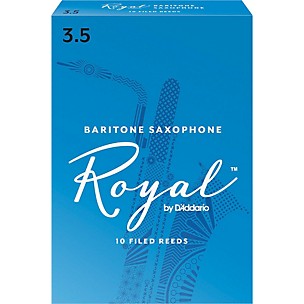 Rico Royal Baritone Saxophone Reeds, Box of 10