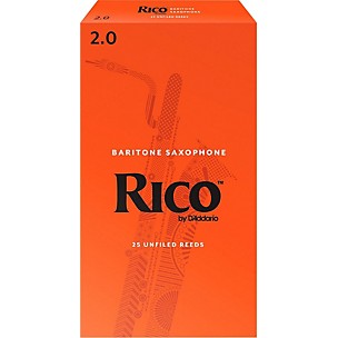Rico Baritone Saxophone Reeds, Box of 25