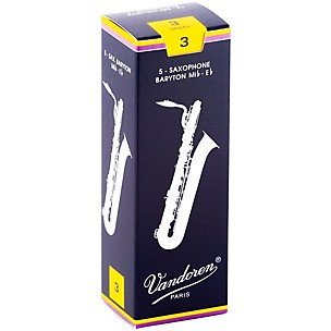Baritone Saxophone Reeds Strength 3 Box of 5