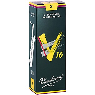 Vandoren Baritone Saxophone V16 Reeds Box of 5