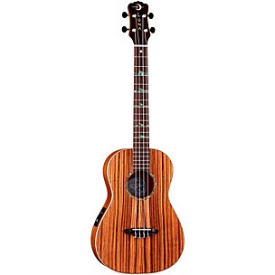 Luna Baritone Zebra Acoustic-Electric Ukulele