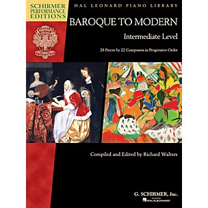 G. Schirmer Baroque to Modern: Intermediate Level Schirmer Performance Editions Softcover