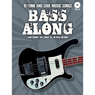 Music Sales Bass Along - 10 Funk and Soul Music Songs Book/CD