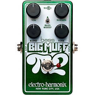 Electro-Harmonix Bass Big Muff Pi 2 Fuzz Pedal -