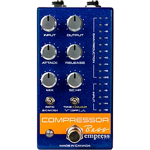 Empress Effects Bass Compressor Effects Pedal -