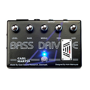 Carl Martin Bass Drive Tube Pre Amp Bass Effects Pedal