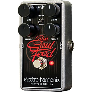 Electro-Harmonix Bass Soul Food Overdrive Guitar Effects Pedal