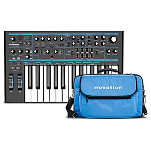 Novation Bass Station II Analog Synthesizer with Bag