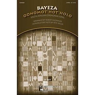 Positive Grid Bayeza (Oonomot'hot'holo) (Ceremonial Song) SATBB arranged by Robert DeCormier