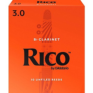 Rico Bb Clarinet Reeds, Box of 10