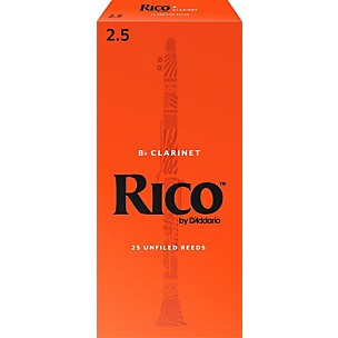 Rico Bb Clarinet Reeds, Box of 25