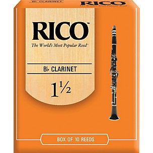 Bb Clarinet Reeds Strength 1.5 Box of 10