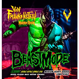 Von Frankenstein Monster Gear BeastMode Nickel Plated Bass Strings