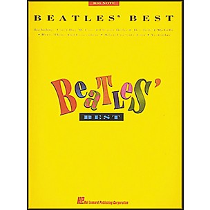 Hal Leonard Beatles' Best for Big Note Piano