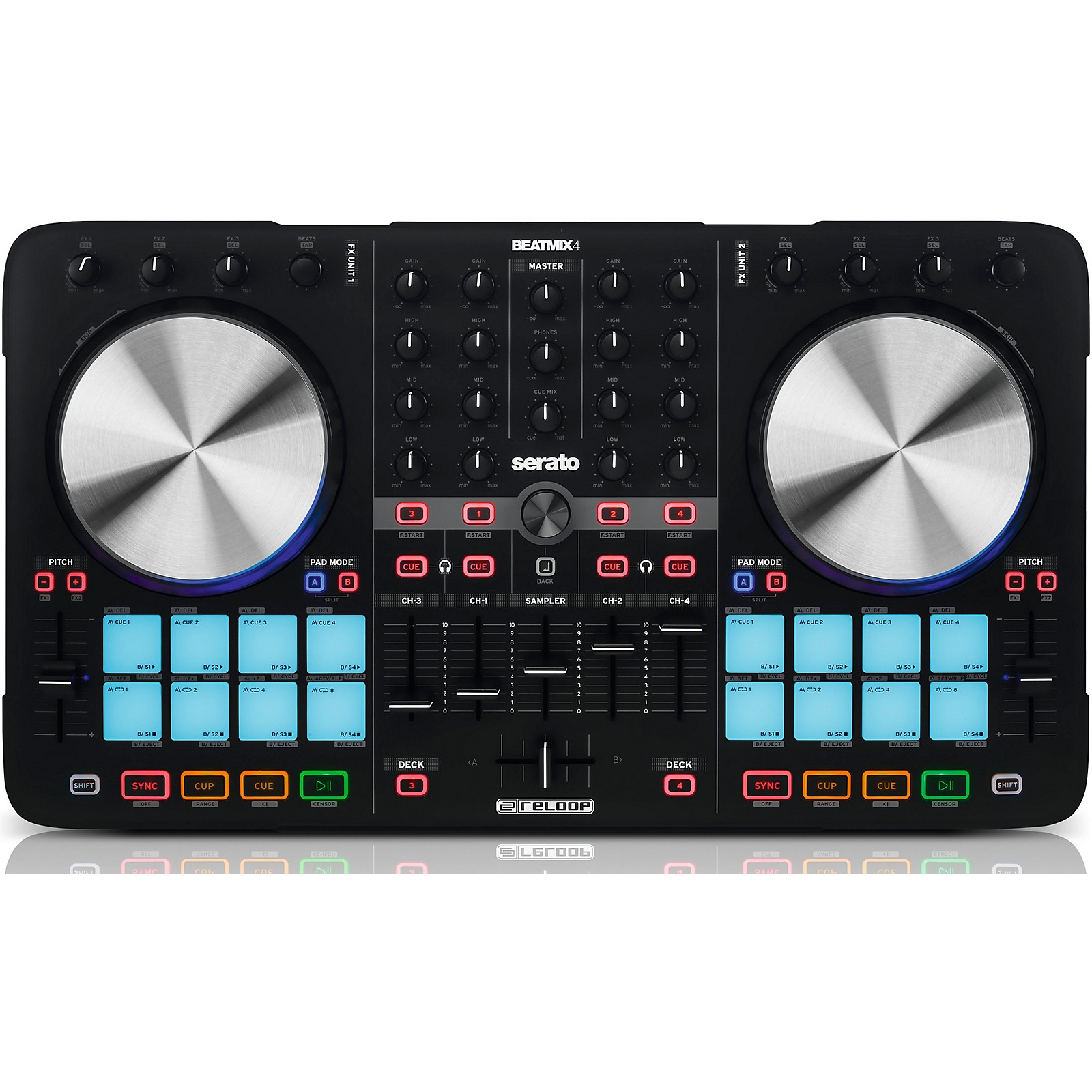 RELOOP BEATMIX デジタルDJコントローラー Reloop BeatMix DJ Controller for Virtual DJ Software BEATMIX B&H