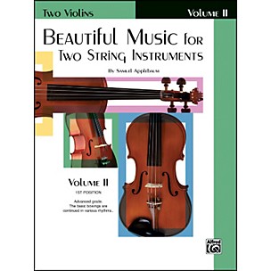 Alfred Beautiful Music for Two String Instruments Book II 2 Violins