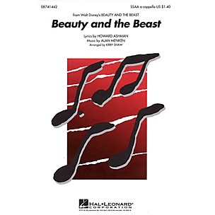 Hal Leonard Beauty and the Beast SSAA A Cappella arranged by Kirby Shaw