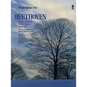 Music Minus One Beethoven -  Piano Quintet in E-flat Maj, Op 16 Music Minus One BK/CD by Ludwig van Beethoven
