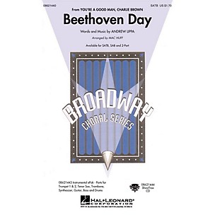 Hal Leonard Beethoven Day (From You're A Good Man, Charlie Brown) 2-Part Arranged by Mac Huff