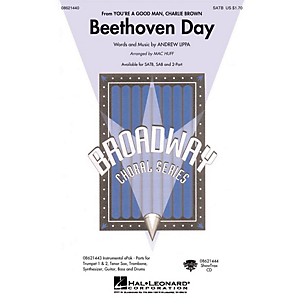Hal Leonard Beethoven Day (from You're a Good Man, Charlie Brown) SATB arranged by Mac Huff