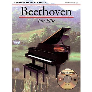 Music Sales Beethoven: Für Elise (Concert Performer Series) Music Sales America Series Softcover with disk