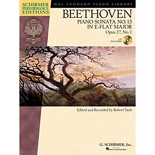 G. Schirmer Beethoven: Sonata No 13 in E-flat Major, Opus 27, No. 1 Schirmer Performance Edition BK/CD Edited by Taub