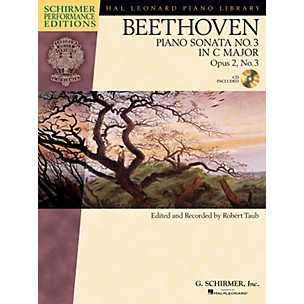 G. Schirmer Beethoven: Sonata No 3 in C Maj Op 2 No 3 Schirmer Performance Editions BK/CD by Beethoven Edited by Taub