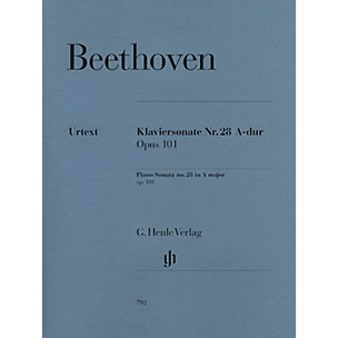 G. Henle Verlag Beethoven: Sonata No. 28 in A Major, Opus 101 (Revised Edition) Henle Music Folios Series Softcover