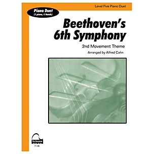 Schaum Beethoven's 6th Symphony (duet) Educational Piano Series Softcover