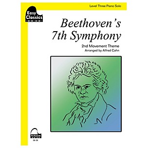 Schaum Beethoven's 7th Symphony Educational Piano Series Softcover