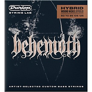 Dunlop Behemoth Hybrid Wound Nickel 5-String Bass Strings