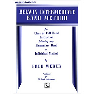 Alfred Belwin Intermediate Band Method Baritone T.C.