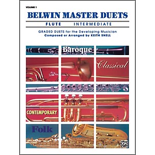 Alfred Belwin Master Duets (Flute) Intermediate Volume 1