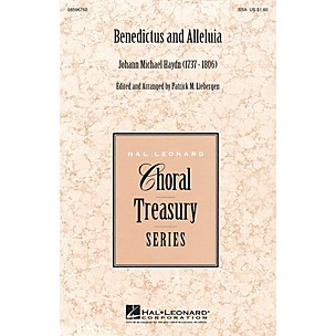 Hal Leonard Benedictus and Alleluia SSA arranged by Patrick M. Liebergen