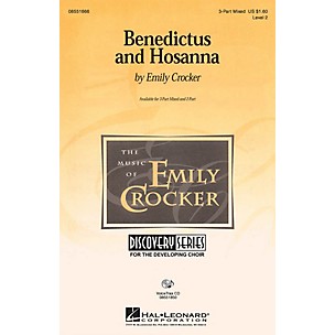 Hal Leonard Benedictus and Hosanna 3-Part Mixed composed by Emily Crocker