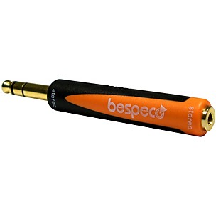 Bespeco Bespeco SLAD210  1/4 in. Stereo Male to 3.5mm Stereo Female 24K Gold-Plated Adapter<br>